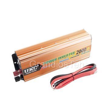 Перетворювач інверторний 2000W SSK AC/DC 24V, ДБЖ для дому, джерело живлення, потужний інвертор SSK 2000W фото