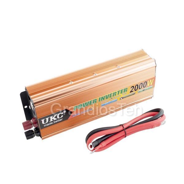 Перетворювач інверторний 2000W SSK AC/DC 24V, ДБЖ для дому, джерело живлення, потужний інвертор SSK 2000W фото