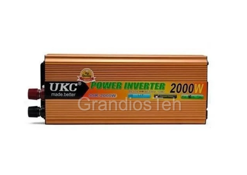 Перетворювач інверторний 2000W SSK AC/DC 24V, ДБЖ для дому, джерело живлення, потужний інвертор SSK 2000W фото
